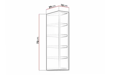 Templemore Køkkenskab 15 cm - Hvid - Hus & renovering - Køkken & bad - Køkken & bryggers