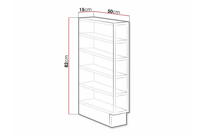 Templemore Køkkenskab 15 cm - Hvid - Hus & renovering - Køkken & bad - Køkken & bryggers