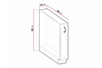 Templemore Køkkenskab 15 cm - Hus & renovering - Køkken & bad - Køkken & bryggers