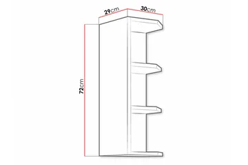 Templemore Køkkenskab 30 cm - Brun - Hus & renovering - Køkken & bad - Køkken & bryggers