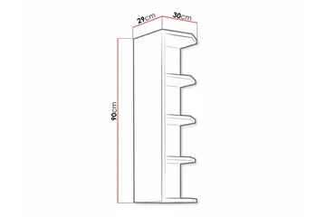 Templemore Køkkenskab 30 cm - Brun - Hus & renovering - Køkken & bad - Køkken & bryggers