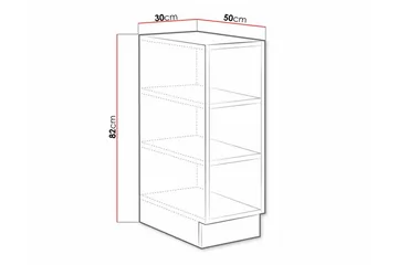 Templemore Køkkenskab 30 cm - Brun - Hus & renovering - Køkken & bad - Køkken & bryggers