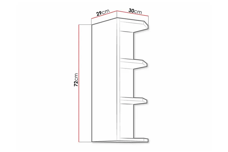 Templemore Køkkenskab 30 cm - Hvid - Hus & renovering - Køkken & bad - Køkken & bryggers