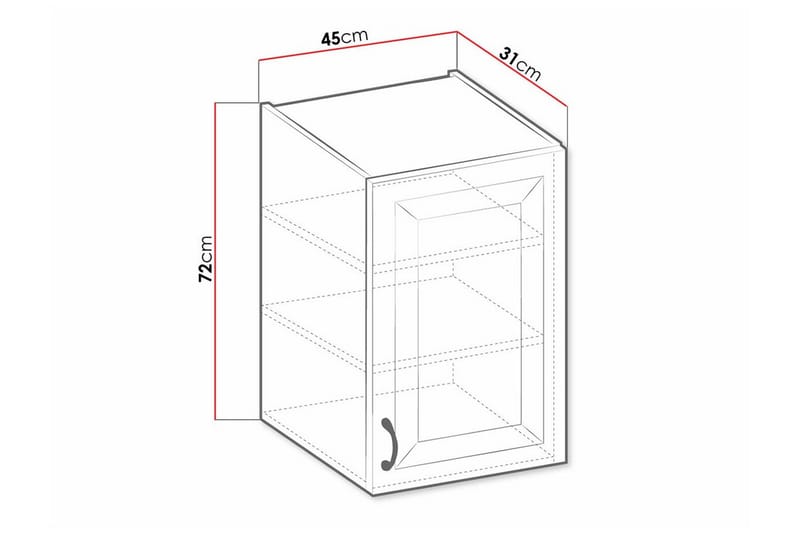 Templemore Køkkenskab 45 cm - Hus & renovering - Køkken & bad - Køkken & bryggers