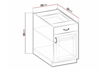 Templemore Køkkenskab 50 cm - Hus & renovering - Køkken & bad - Køkken & bryggers