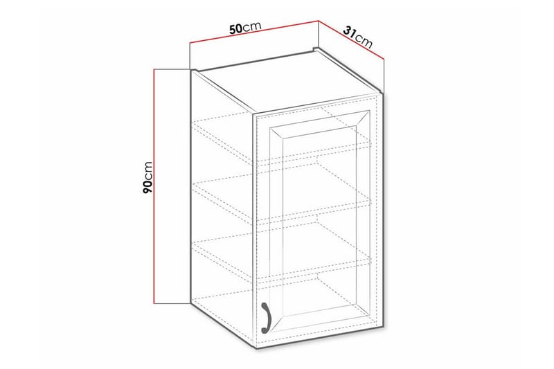 Templemore Køkkenskab 50 cm - Hus & renovering - Køkken & bad - Køkken & bryggers