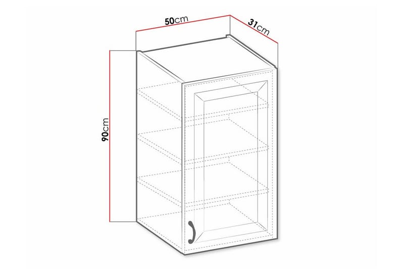 Templemore Køkkenskab 50 cm - Hus & renovering - Køkken & bad - Køkken & bryggers