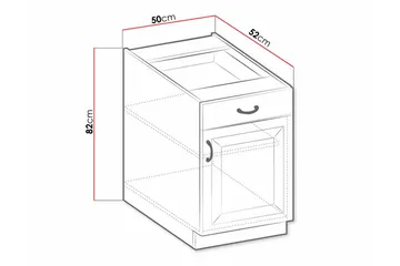 Templemore Køkkenskab 50 cm - Hus & renovering - Køkken & bad - Køkken & bryggers