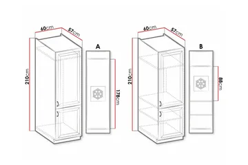 Templemore Køkkenskab 60 cm - Hus & renovering - Køkken & bad - Køkken & bryggers