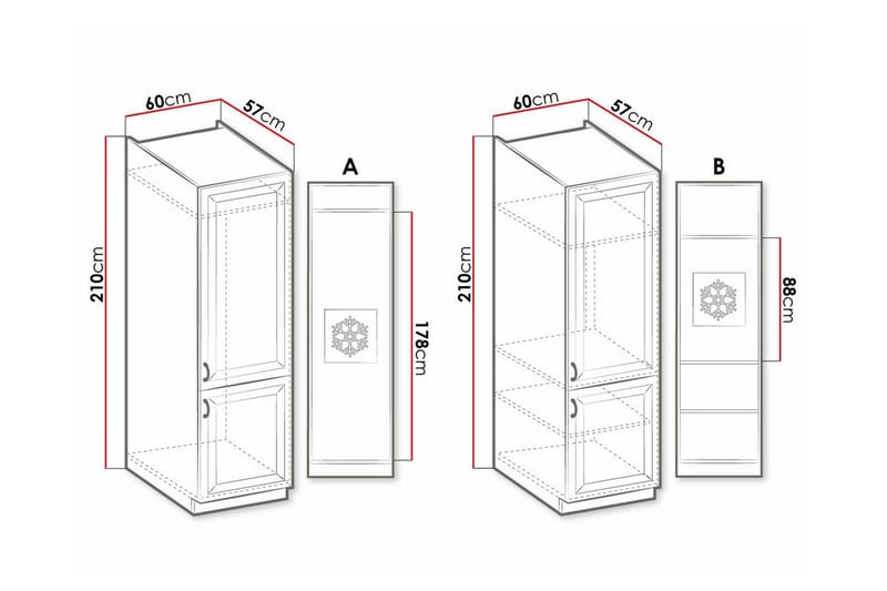 Templemore Køkkenskab 60 cm - Hus & renovering - Køkken & bad - Køkken & bryggers