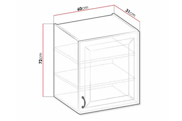 Templemore Køkkenskab 60 cm - Hus & renovering - Køkken & bad - Køkken & bryggers