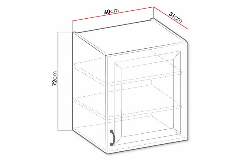 Templemore Køkkenskab 60 cm - Hus & renovering - Køkken & bad - Køkken & bryggers