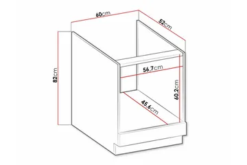 Templemore Køkkenskab 60 cm - Hus & renovering - Køkken & bad - Køkken & bryggers