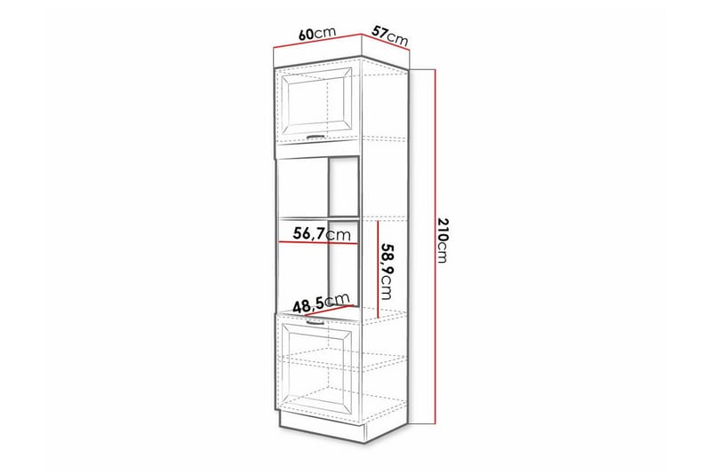 Templemore Køkkenskab 60 cm - Hus & renovering - Køkken & bad - Køkken & bryggers