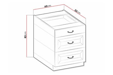 Templemore Køkkenskab 60 cm - Hus & renovering - Køkken & bad - Køkken & bryggers