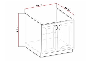 Templemore Køkkenskab 80 cm - Hus & renovering - Køkken & bad - Køkken & bryggers