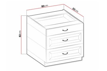 Templemore Køkkenskab 80 cm - Hus & renovering - Køkken & bad - Køkken & bryggers