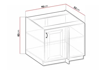 Templemore Køkkenskab 90 cm - Hus & renovering - Køkken & bad - Køkken & bryggers