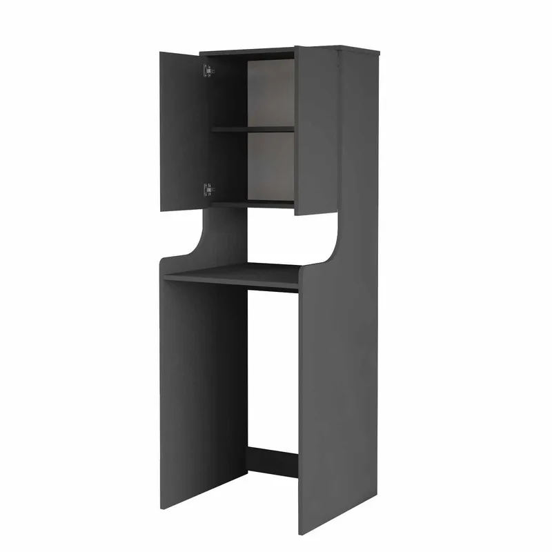 Vaskemaskineskab Skye Decor Bren (64,8 x 181 x 33,8 cm) Antracit - Antracit - Hus & renovering - Køkken & bad - Køkken & bryggers