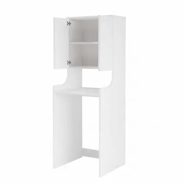 Vaskemaskineskab Skye Decor Bren (64,8 x 181 x 33,8 cm) Hvid - Hvid - Hus & renovering - Køkken & bad - Køkken & bryggers