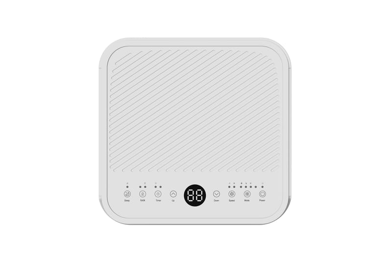 Aircondition | 9000 BTU | 37 m² | Lille bærbar støjsvag AC | Med fjernbetjening - Hvid - Hus & renovering - Klimakontrol - Aircondition & luftkøler