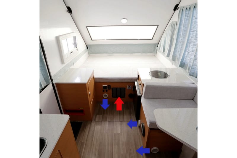 Integreret AC til Autocamper/Campingvogn - Sort - Hus & renovering - Klimakontrol - Aircondition & luftkøler