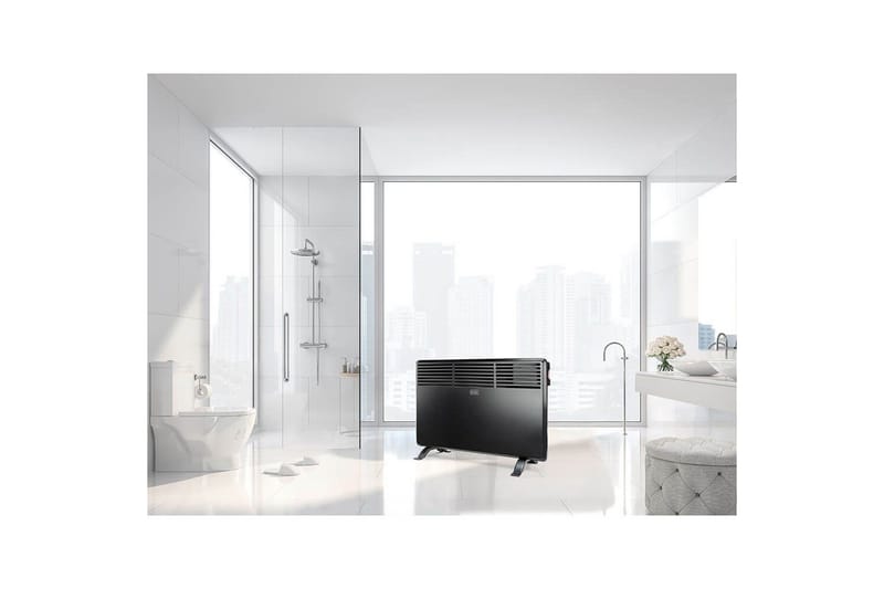 Elradiator til Badeværelse Black+Decker Sort - Sort - Hus & renovering - Klimakontrol - Opvarmning