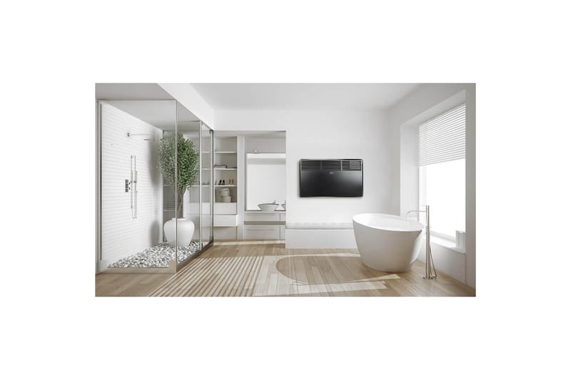 Elradiator til Badeværelse Black+Decker Sort - Sort - Hus & renovering - Klimakontrol - Opvarmning