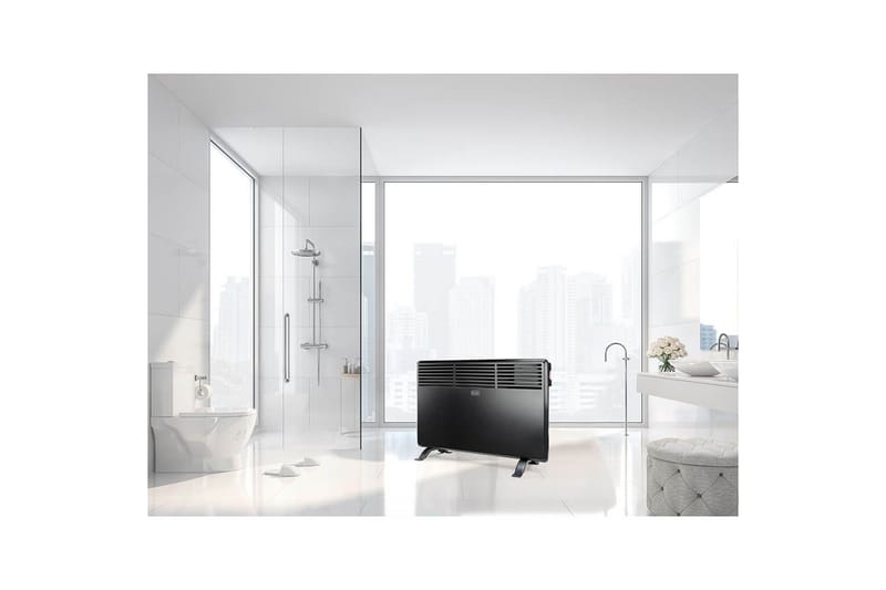 Elradiator til Badeværelse Black+Decker Sort - Hus & renovering - Klimakontrol - Opvarmning