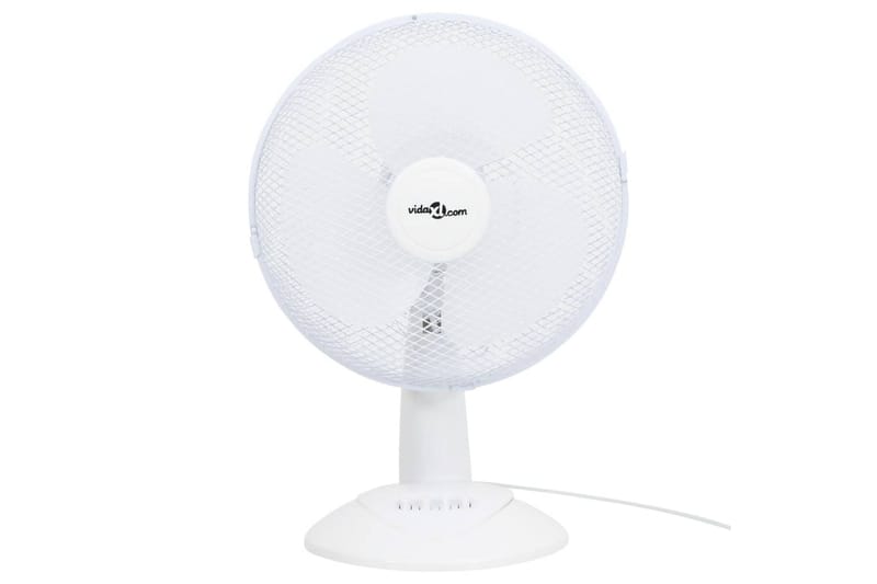 bordventilator 30 cm 3 hastigheder 40W hvid - Hvid - Hus & renovering - Klimakontrol - Ventilatorer