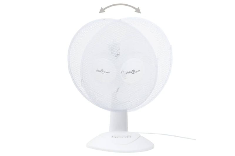 bordventilator 30 cm 3 hastigheder 40W hvid - Hvid - Hus & renovering - Klimakontrol - Ventilatorer