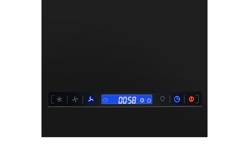 Hængende Ø-Emhætte Med Touchsensor Lcd 37 cm Pulverlakeret S - Sort - Ventilatorer - Loftventilator