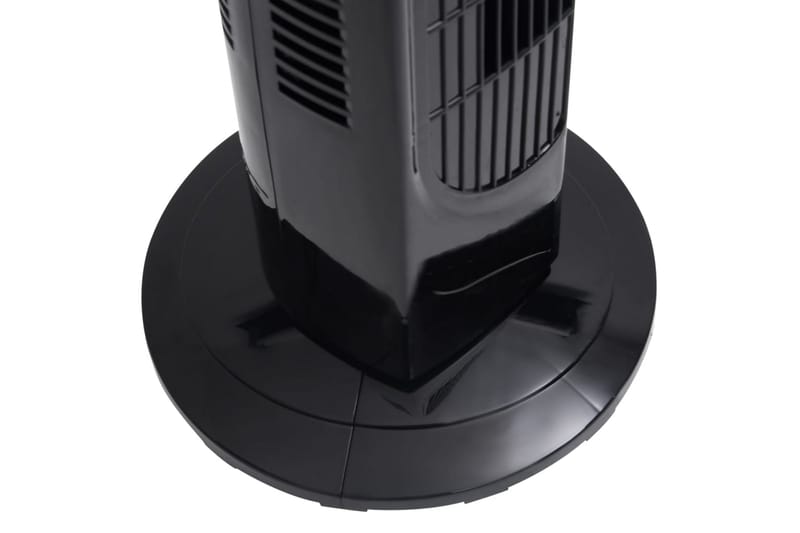 tårnventilator med fjernbetjening og timer Î¦24x80 cm sort - Sort - Gulvventilator - Ventilatorer