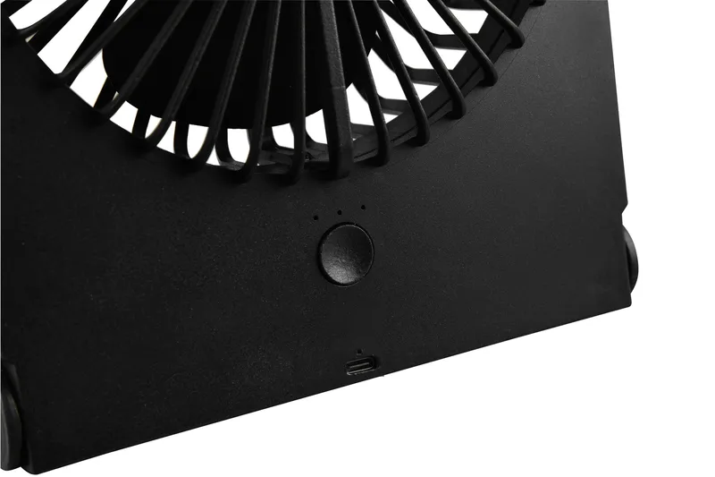 Trio Lighting Breezy Bordvifte Matt Sort Genopladelig - Hus & renovering - Klimakontrol - Ventilatorer