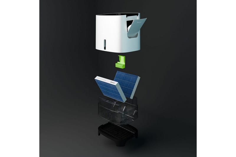 Luftfugter Meaco Armin Evaporativ Hvid/Sort Egnet til rum op til 44 m² - Egnet til rum op til 44 m² - Hus & renovering - Klimakontrol - Luftforbedring