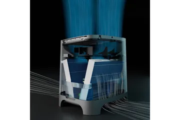 Luftfugter Meaco Armin Evaporativ Hvid/Sort Egnet til rum op til 44 m² - Egnet til rum op til 44 m² - Hus & renovering - Klimakontrol - Luftforbedring