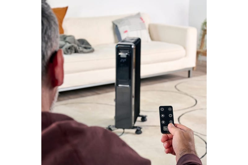 Olieelement Black+Decker Digital Sort - Sort - Hus & renovering - Klimakontrol - Opvarmning