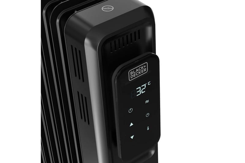 Olieelement Black+Decker Digital Sort - Sort - Hus & renovering - Klimakontrol - Opvarmning