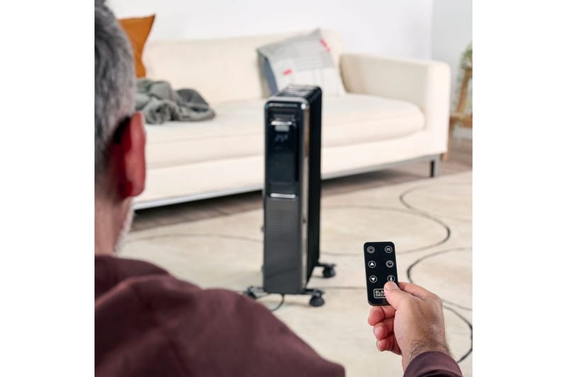 Olieelement Black+Decker Digital Sort - Sort - Hus & renovering - Klimakontrol - Opvarmning