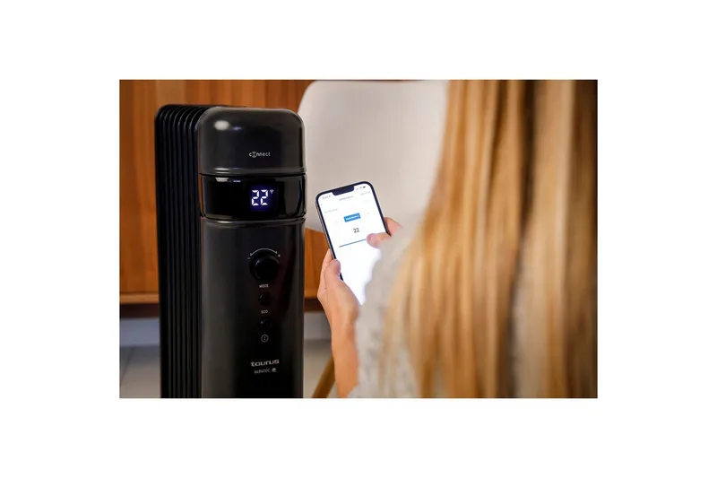 Olieelement Taurus Agadir Connect - Sort - Hus & renovering - Klimakontrol - Opvarmning