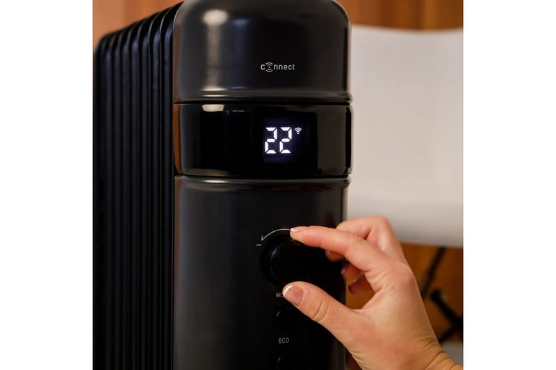 Olieelement Taurus Agadir Connect - Sort - Hus & renovering - Klimakontrol - Opvarmning