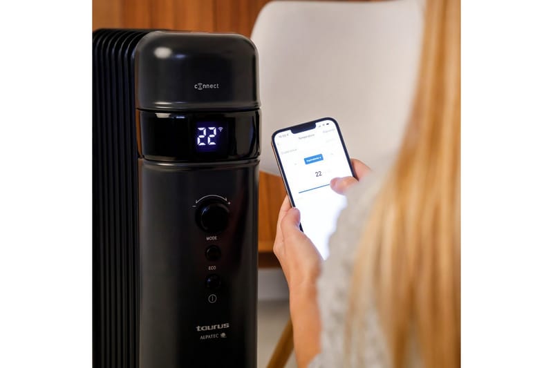 Olieelement Taurus Agadir Connect - Sort - Hus & renovering - Klimakontrol - Opvarmning