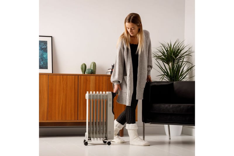 Olieelement Taurus New Dakar - Sølv - Hus & renovering - Klimakontrol - Opvarmning