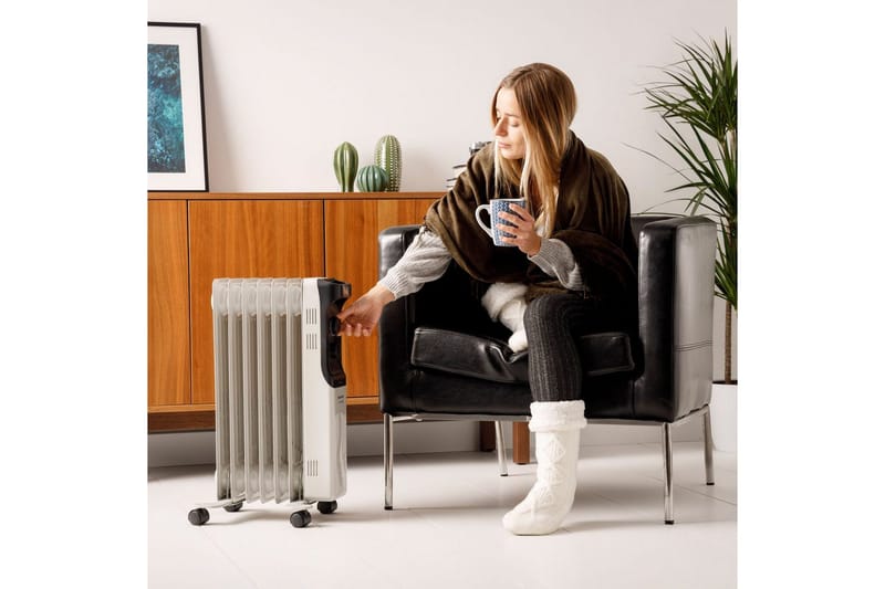 Olieelement Taurus New Dakar - Sølv - Hus & renovering - Klimakontrol - Opvarmning