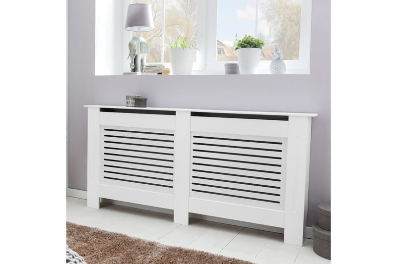 Moraine Radiatorskjuler 112x19 cm - Hvid - Hus & renovering - Klimakontrol - Opvarmning