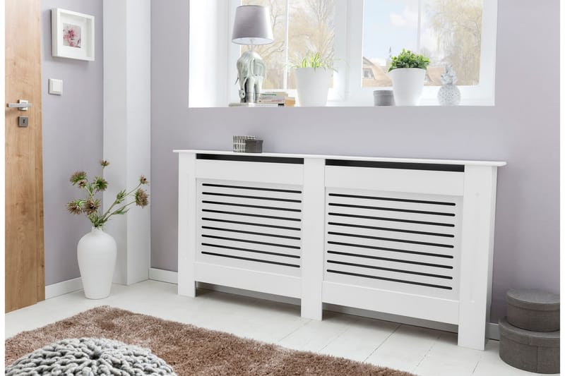 Moraine Radiatorskjuler 112x19 cm - Hvid - Hus & renovering - Klimakontrol - Opvarmning
