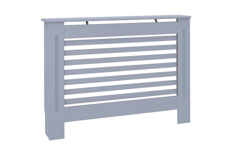 Radiatorskjuler 112x19x81 cm Mdf Antracitgrå - Grå - Hus & renovering - Klimakontrol - Opvarmning