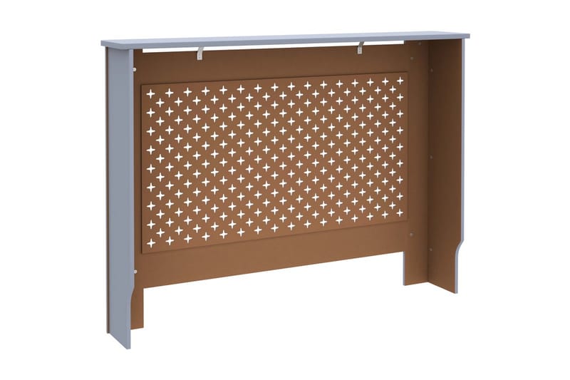 Radiatorskjuler 112x19x81 cm Mdf Antracitgrå - Grå - Radiatorskjuler