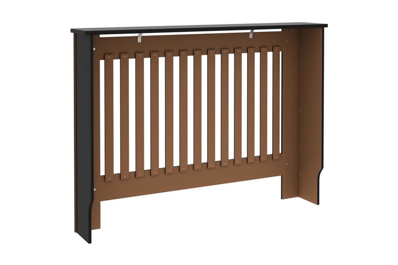 Radiatorskjuler 112x19x81 cm Mdf Sort - Sort - Hus & renovering - Klimakontrol - Opvarmning