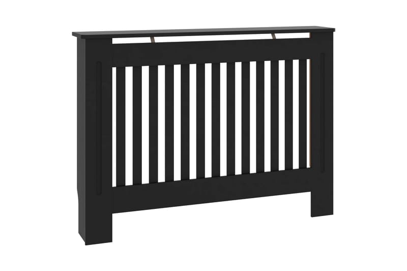 Radiatorskjuler 112x19x81 cm Mdf Sort - Sort - Hus & renovering - Klimakontrol - Opvarmning